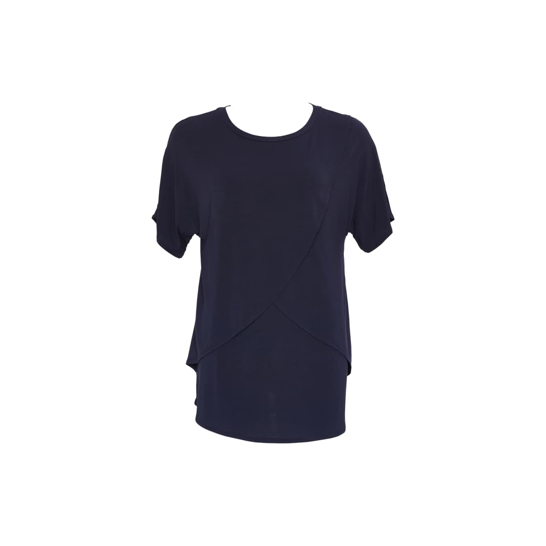 Penny Pyjama Oberteil, kurz in blau