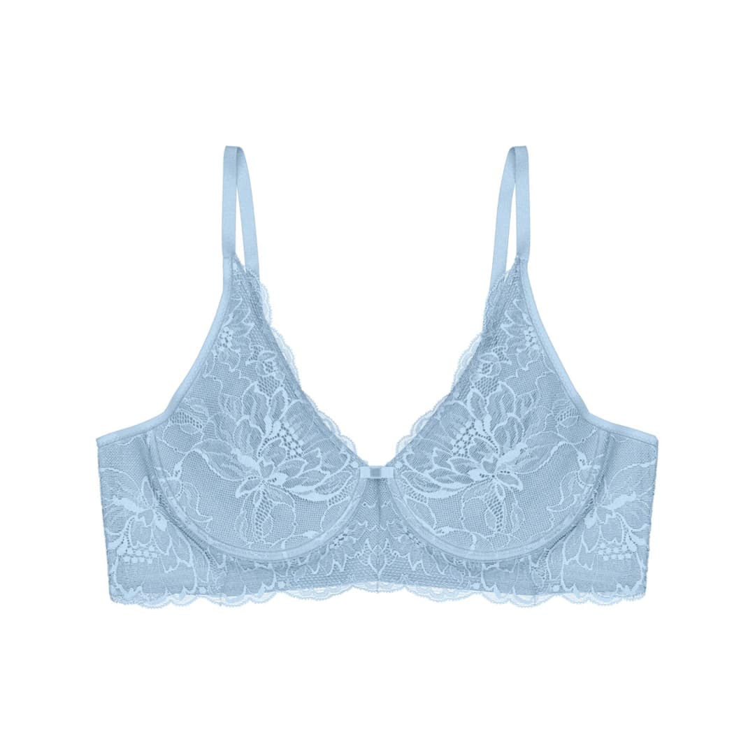 Amourette Charm BH ohne Bügel, ungefüttert in blau