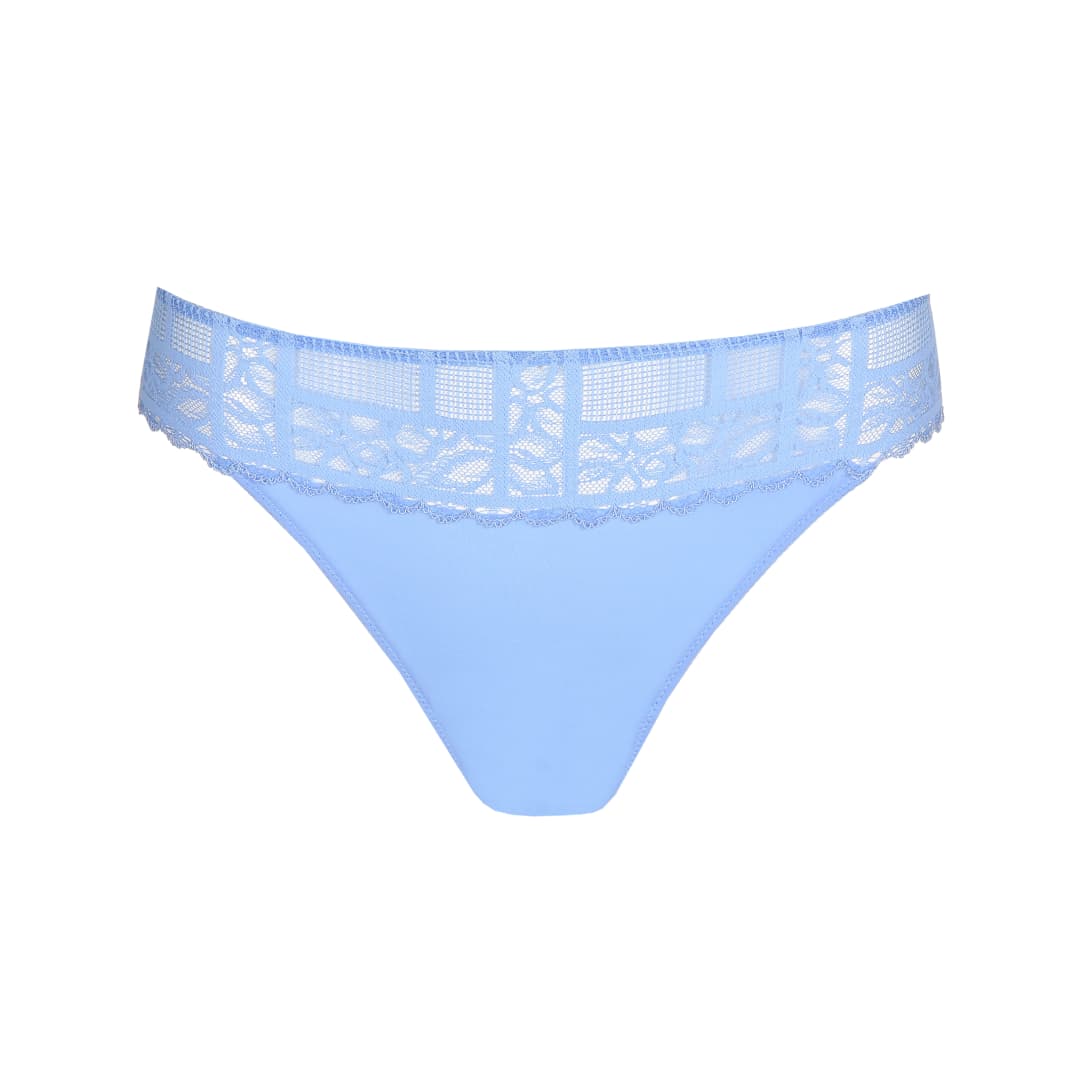 Jadei String in blau