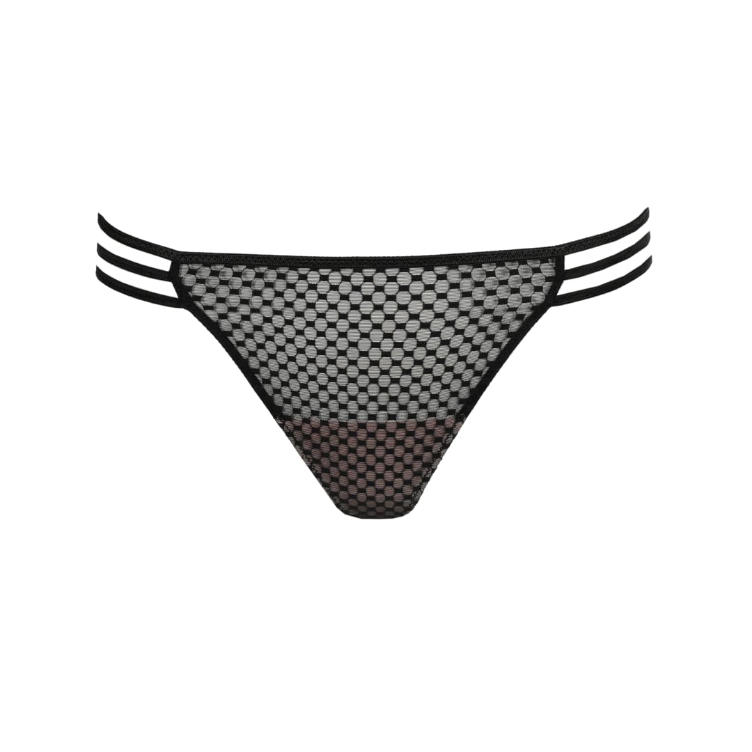 Glass Beach String in schwarz
