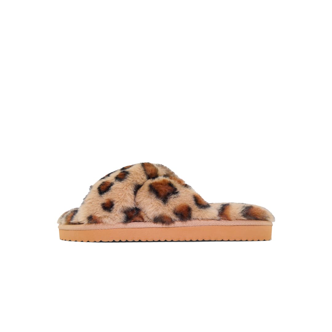 Cross Fur Leo Hausschuhe in bunt