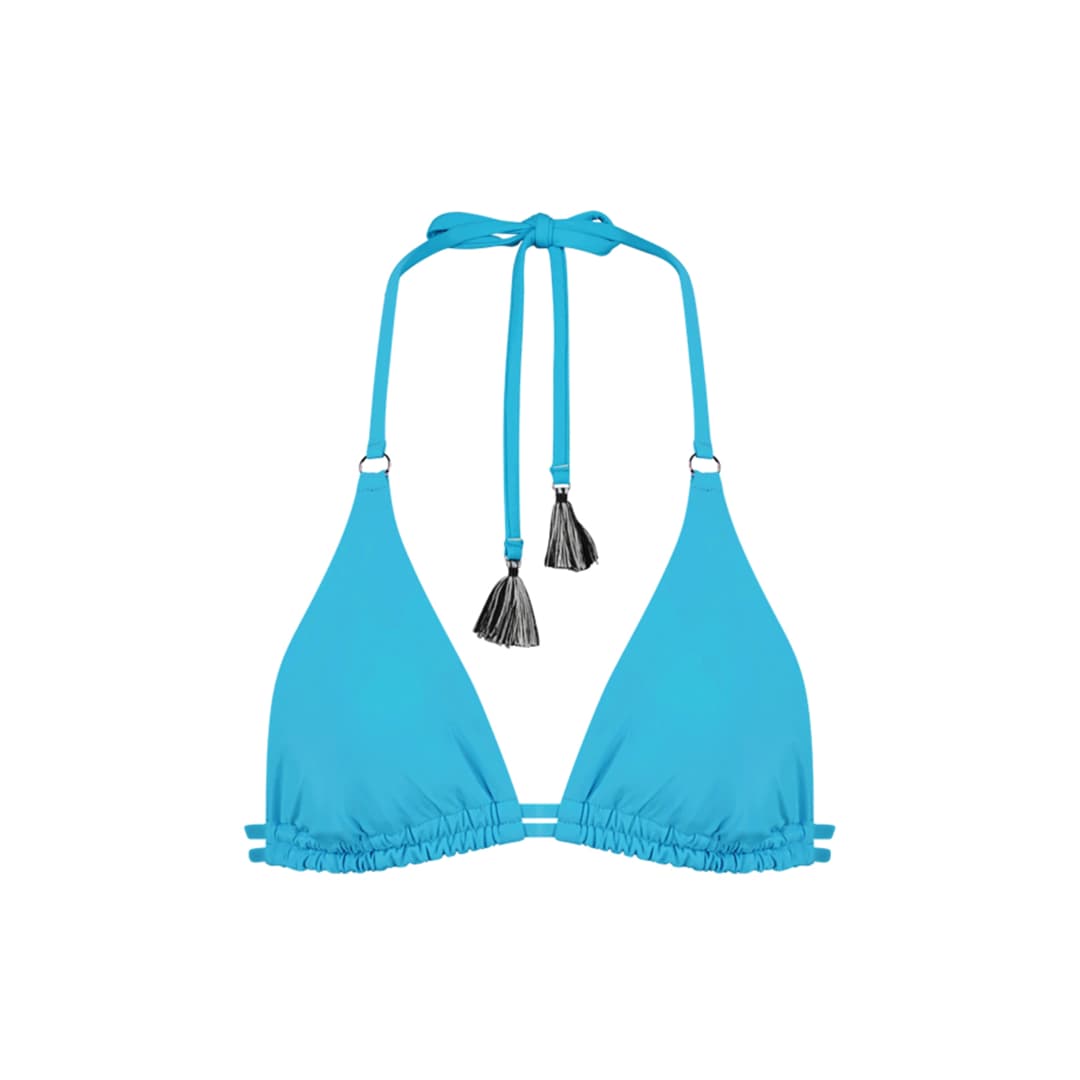 Acqua Bikini Top ohne Bügel ungefüttert in blau