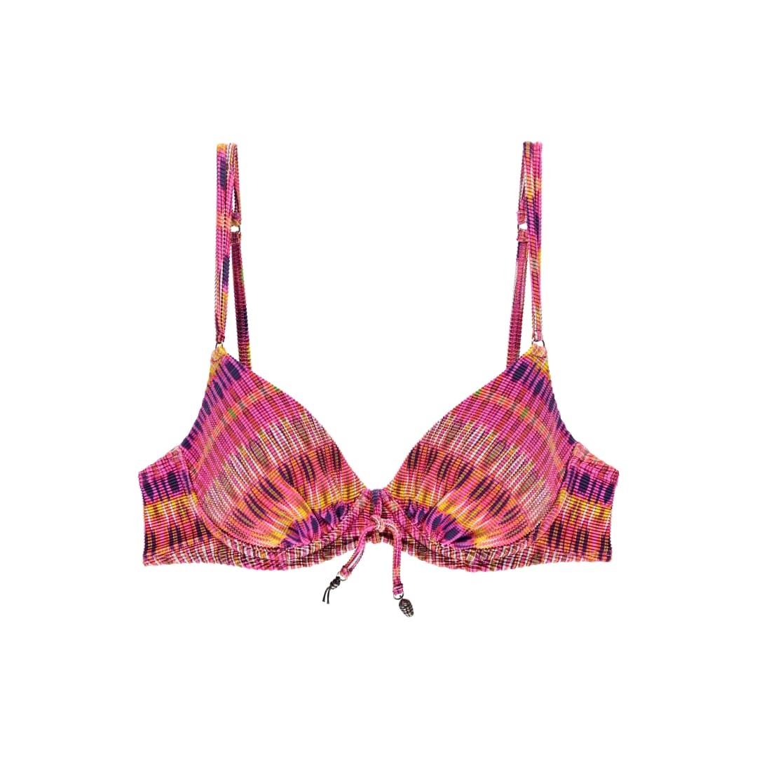 Tyria Bikini Top mit Bügel gefüttert in pink