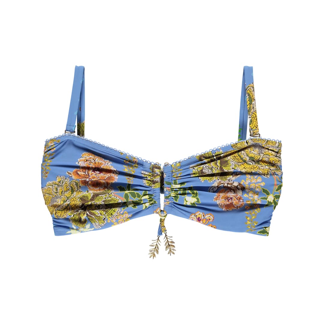 Talvi Bikini Top mit Bügel ungefüttert in blau