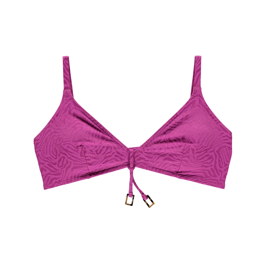 Omnia Bikini Top ohne Bügel ungefüttert in pink