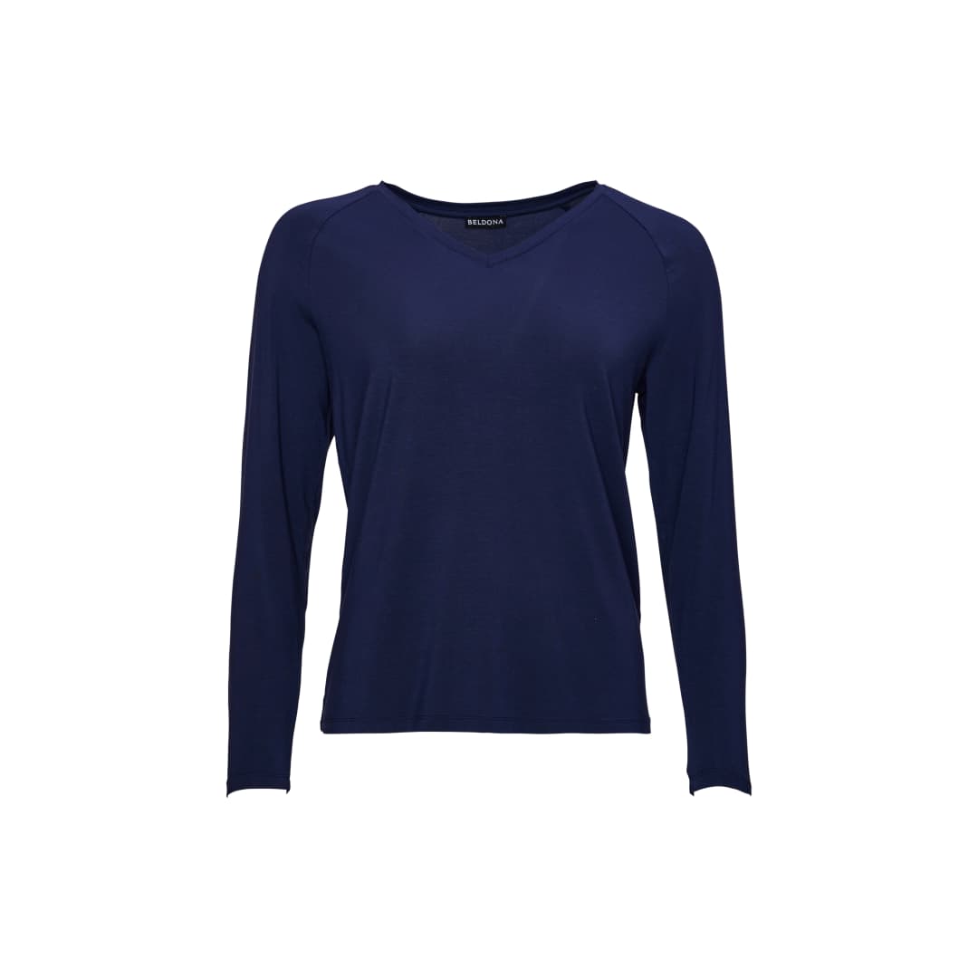 Sleep Basics Pyjama Oberteil in blau