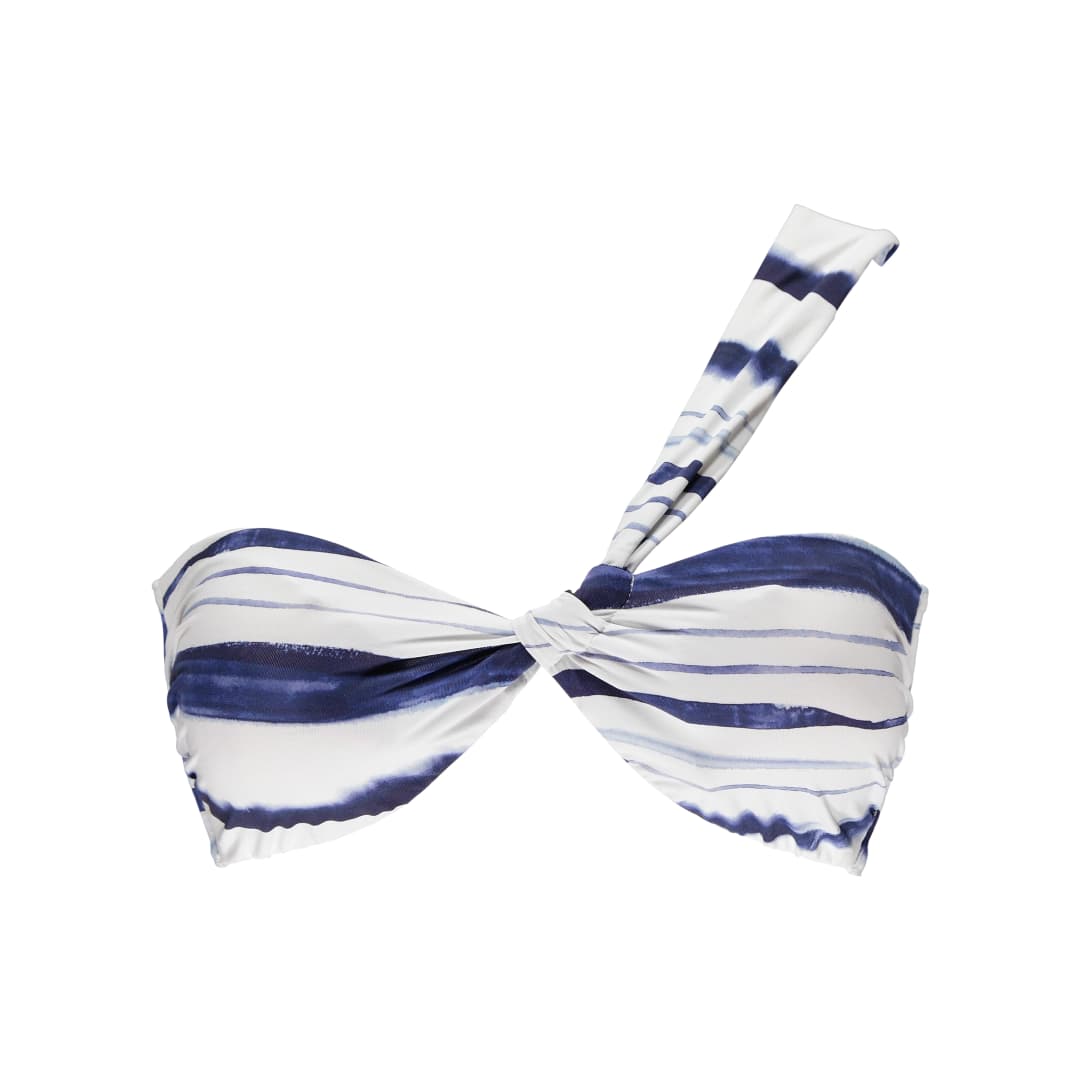 Thora Bikini Top ohne Bügel gefüttert in blau
