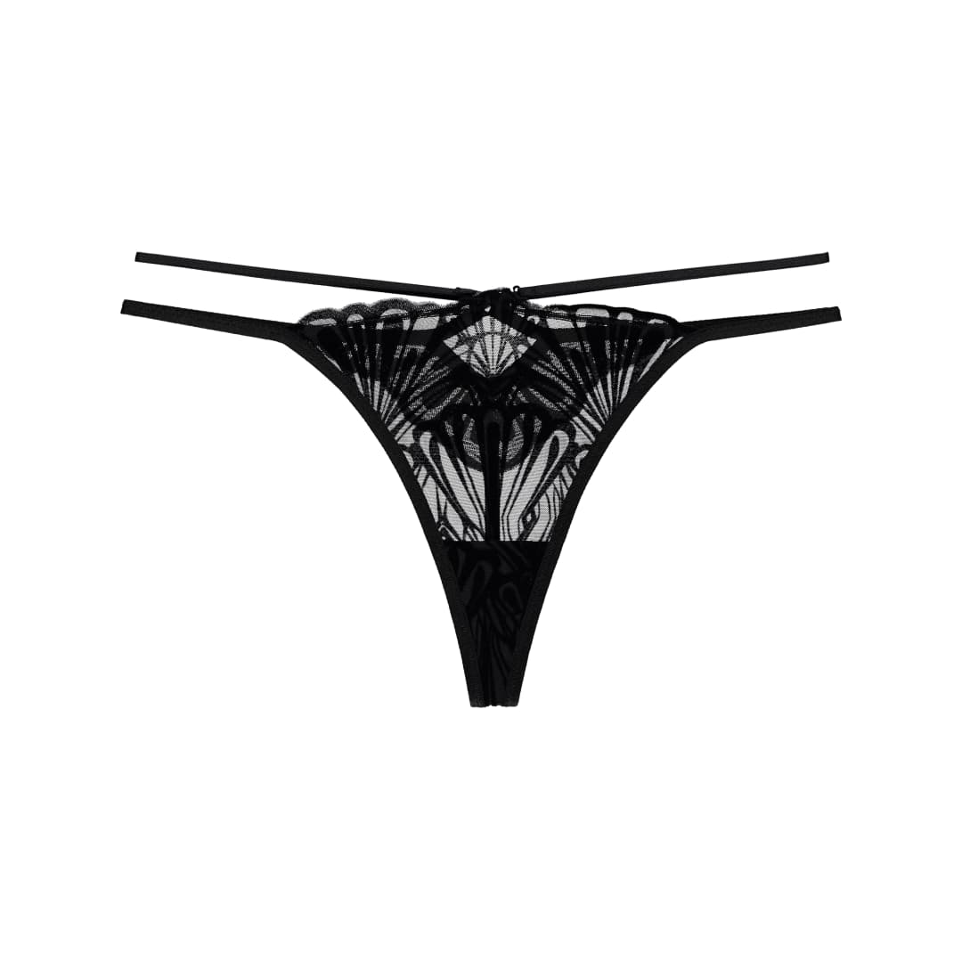 Valenzia Brazilian Slip in schwarz