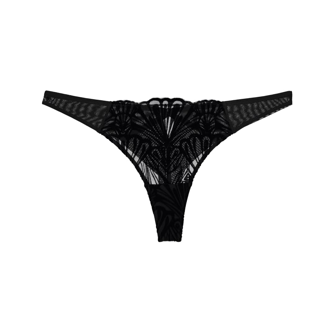 Valenzia Brazilian Slip in schwarz
