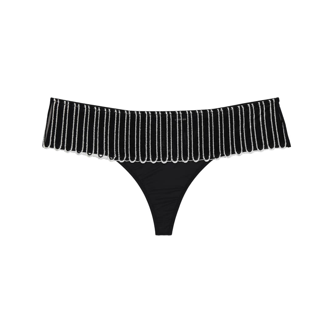 Rodina Brazilian Slip in schwarz