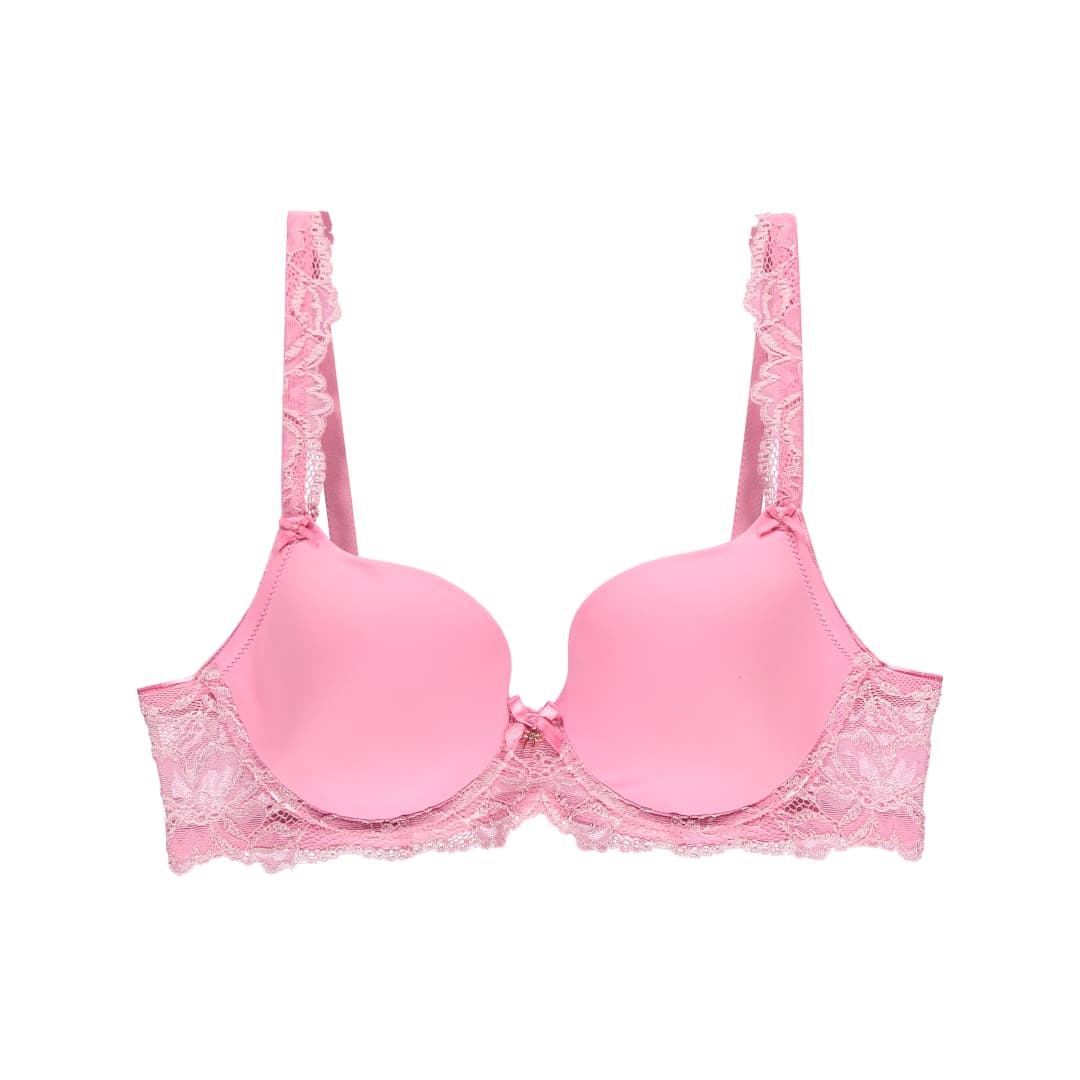Luxury Desire BH mit Bügel, gefüttert in rosa