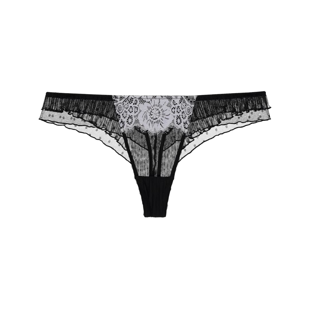 Vahide Brazilian Slip in schwarz