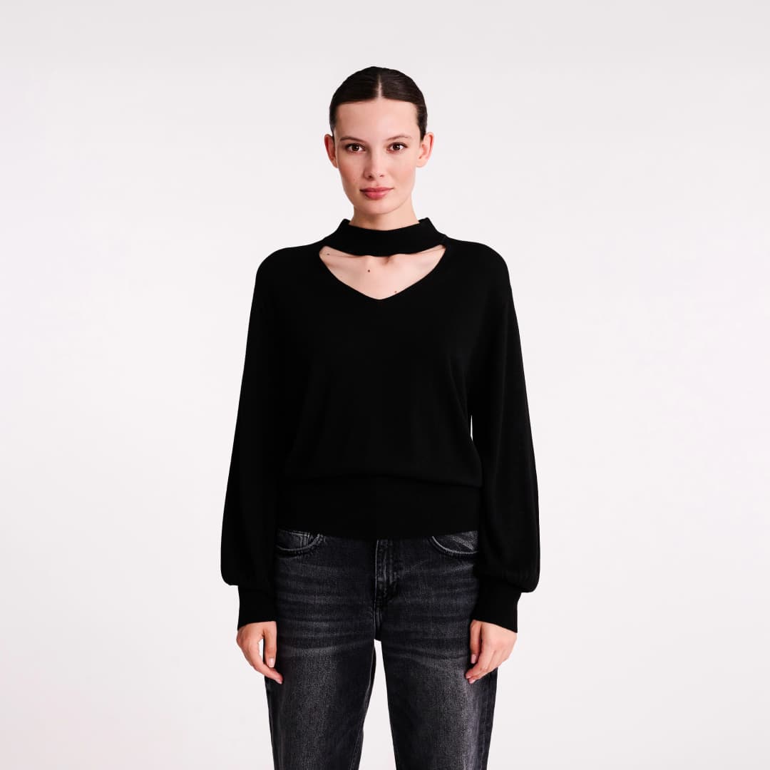 Willow Pullover in schwarz