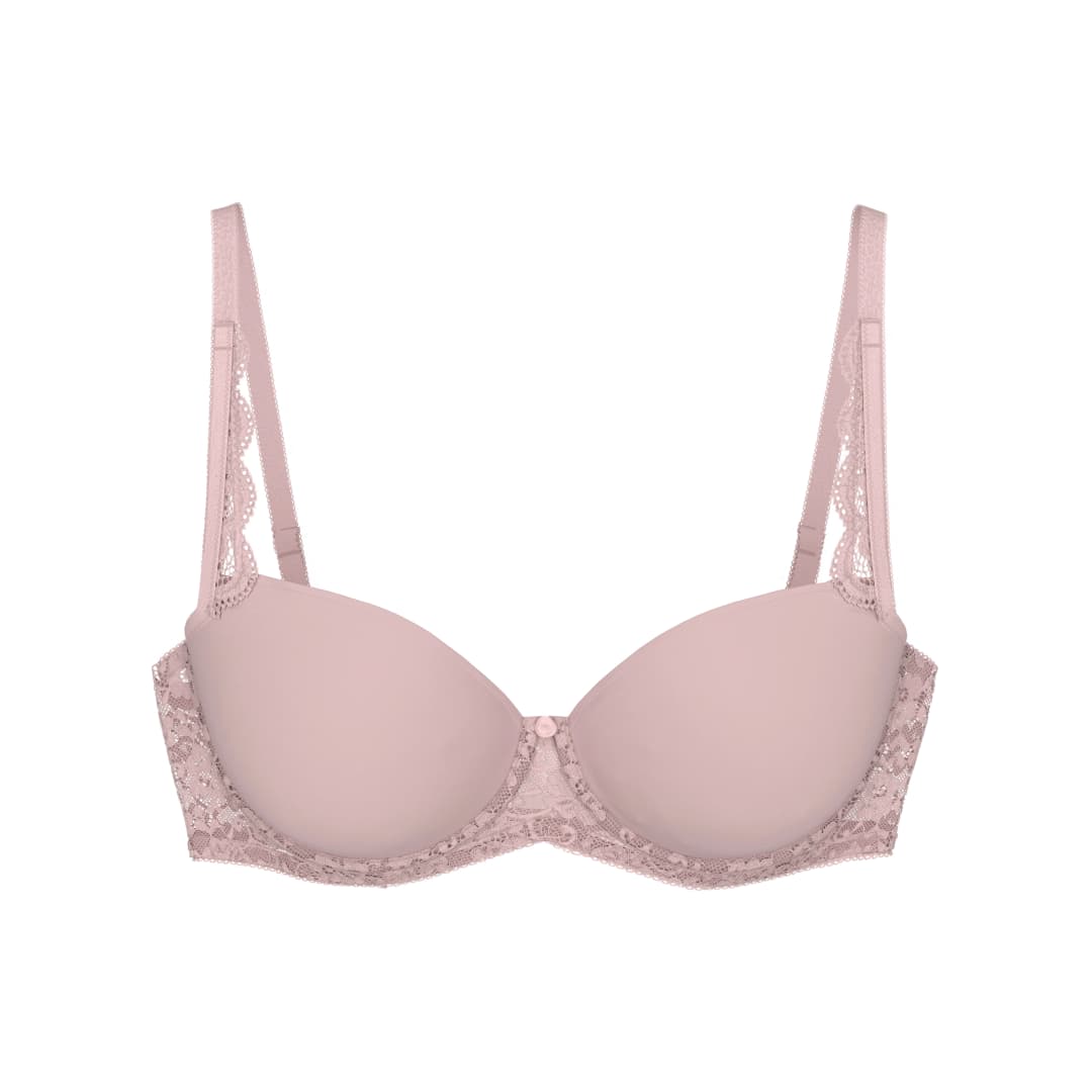 Amourette BH mit Bügel, gefüttert in rosa