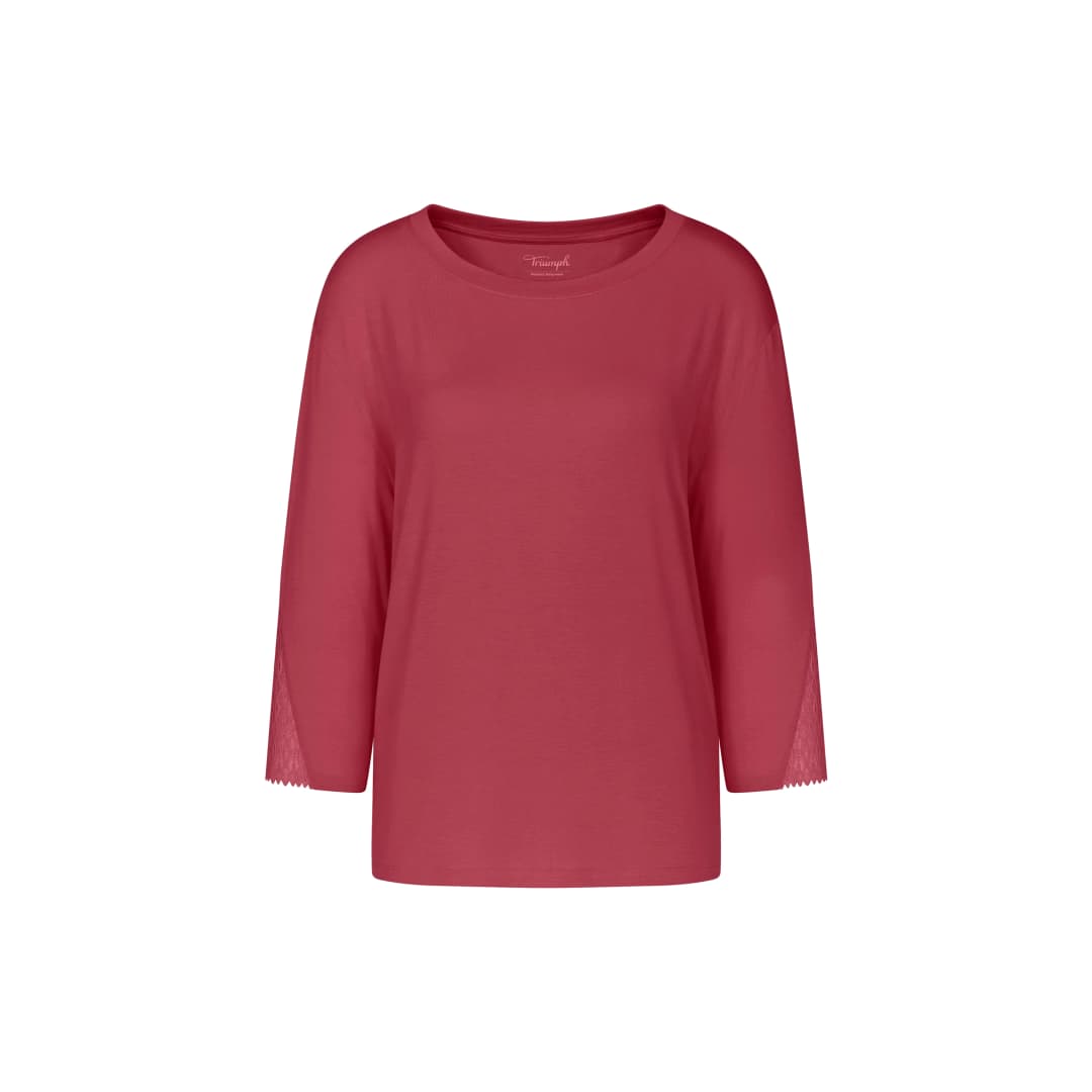 Aura Spotlight Pyjama Oberteil in rot
