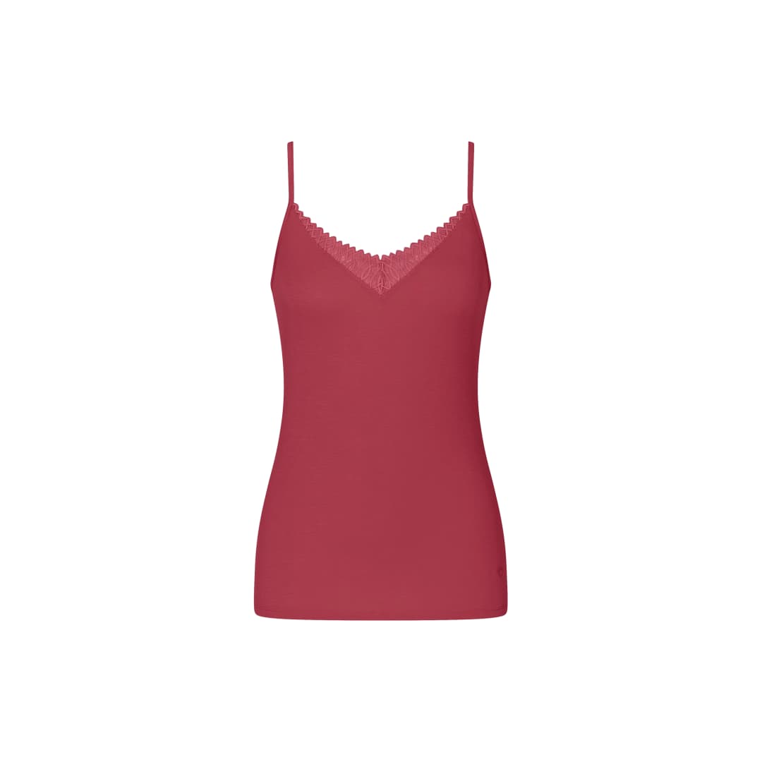 Aura Spotlight Top Spaghetti in rot