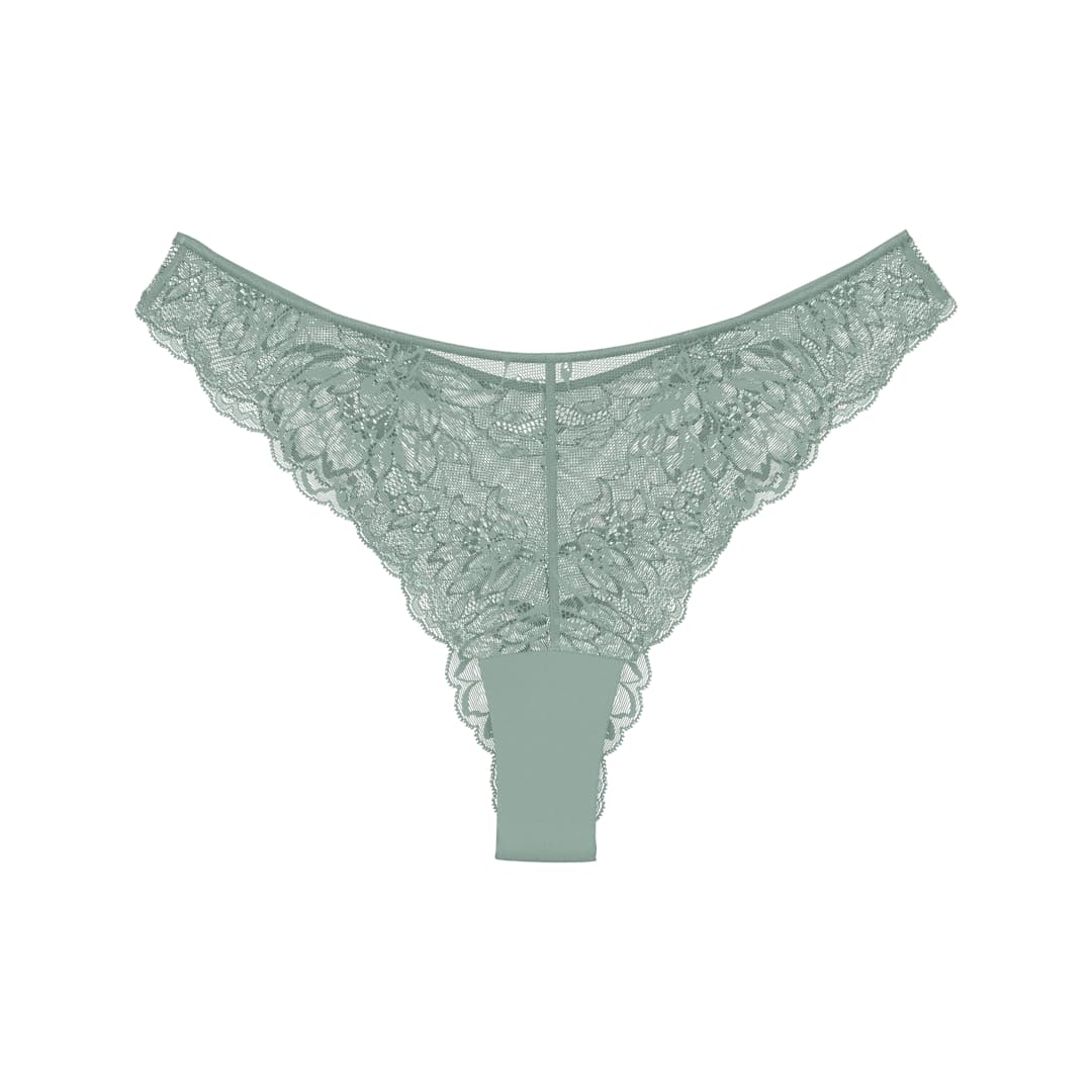 Amourette Charm Brazilian Slip in grün