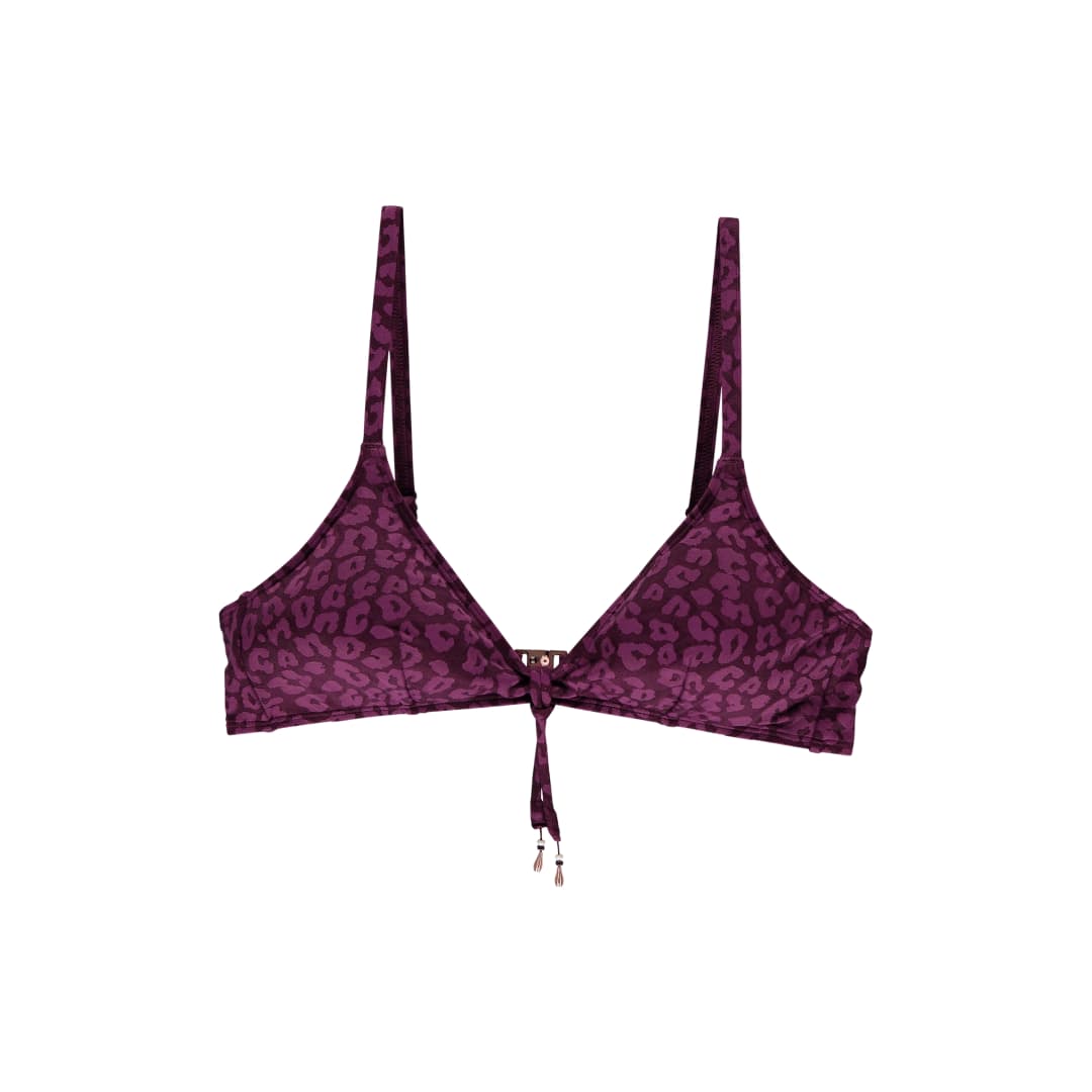 Alana Bikini Top ohne Bügel ungefüttert in violett