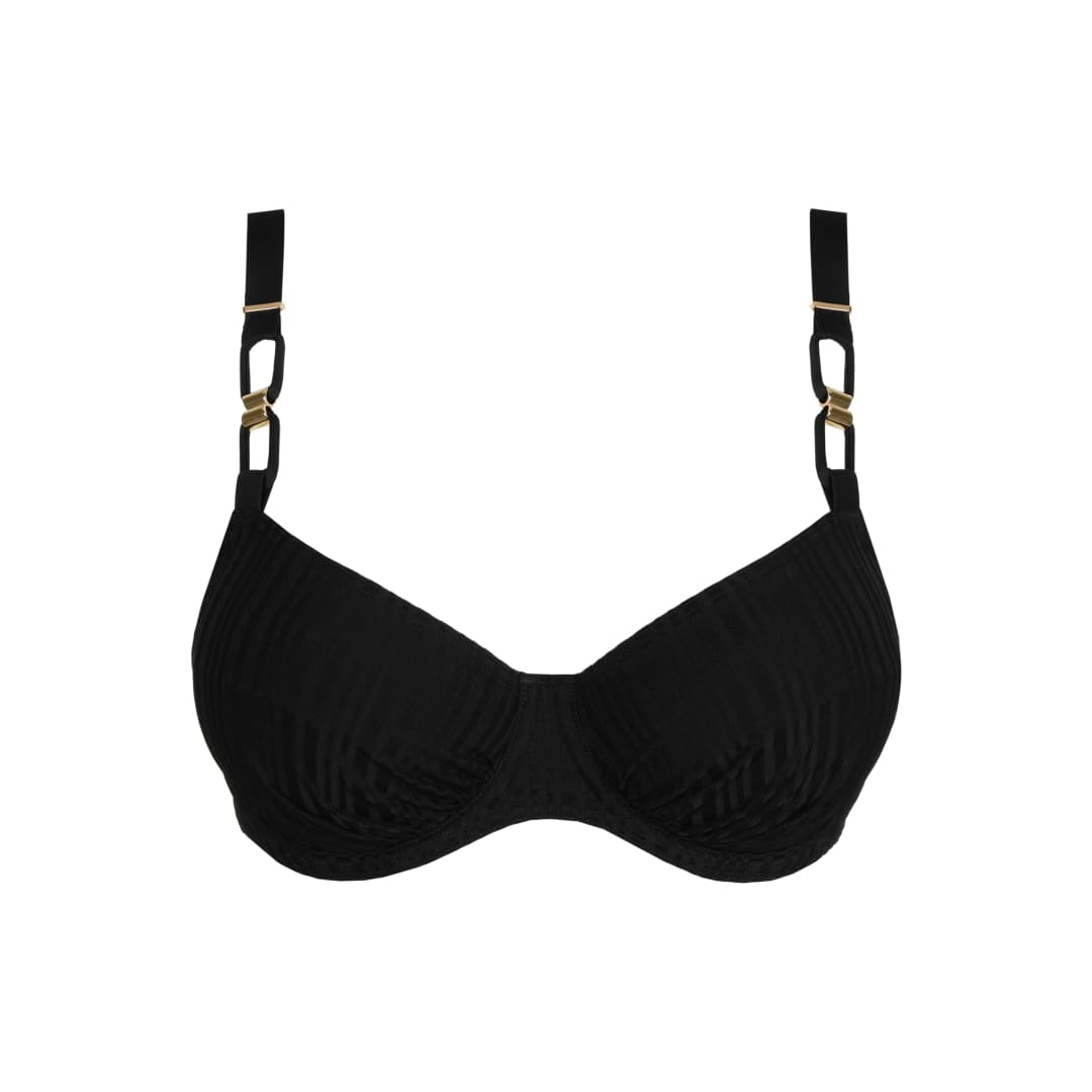 Kiruna Bikini Top mit Bügel ungefüttert in schwarz