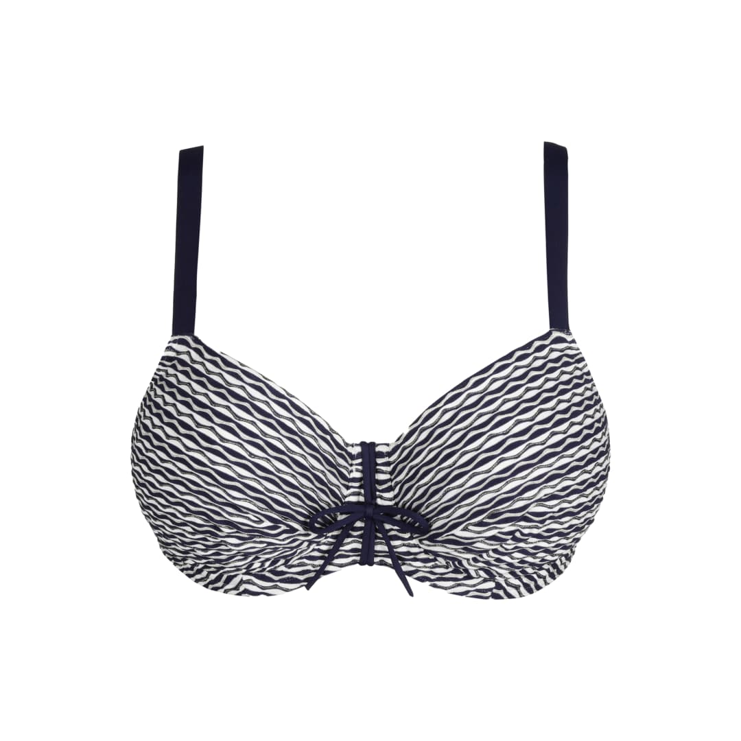 Kalba Bikini Top mit Bügel ungefüttert in blau