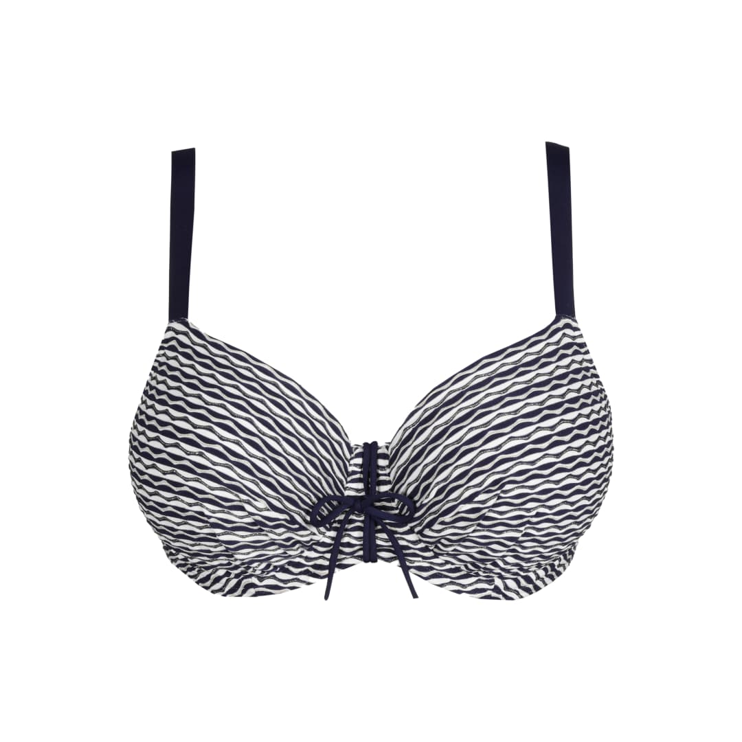 Kalba Bikini Top mit Bügel ungefüttert in blau