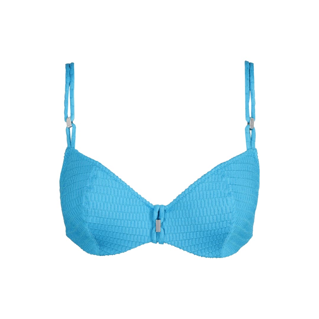 Cherilyn Bikini Top mit Bügel ungefüttert in blau