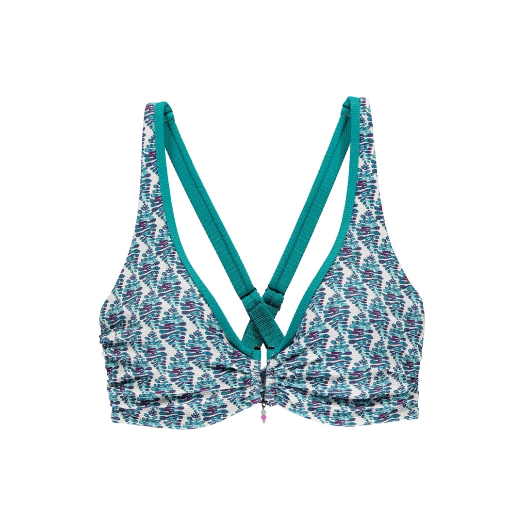 Amalia Bikini Top mit Bügel ungefüttert in türkis