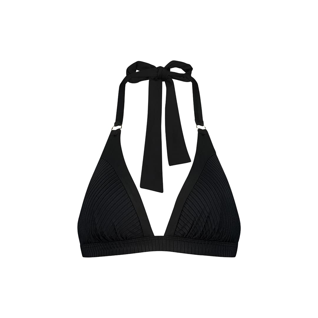 Caviar Bikini Top ohne Bügel ungefüttert in schwarz