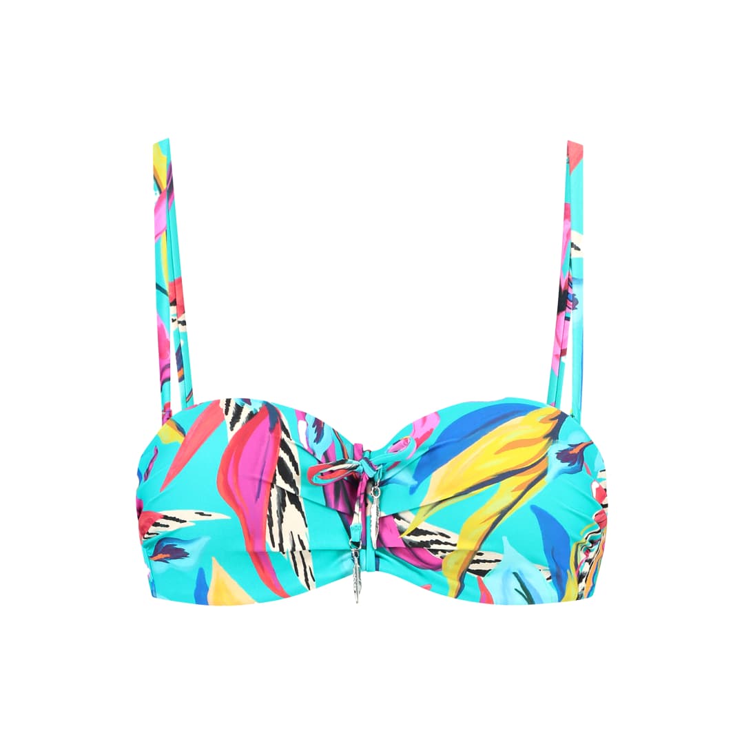 Fiji Bikini Top mit Bügel gefüttert in bunt