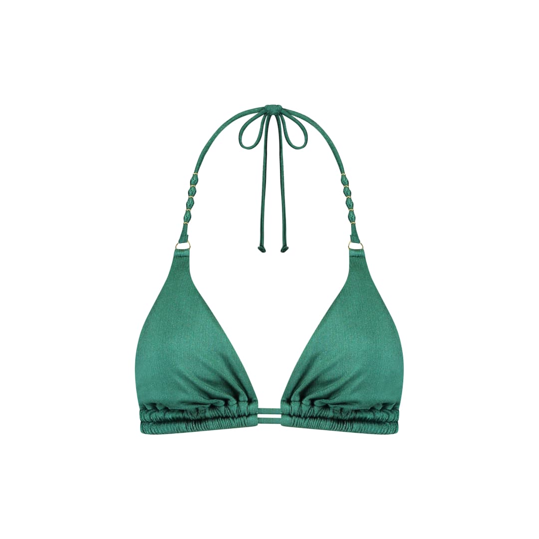 Treasure Green Bikini Top ohne Bügel ungefüttert in grün