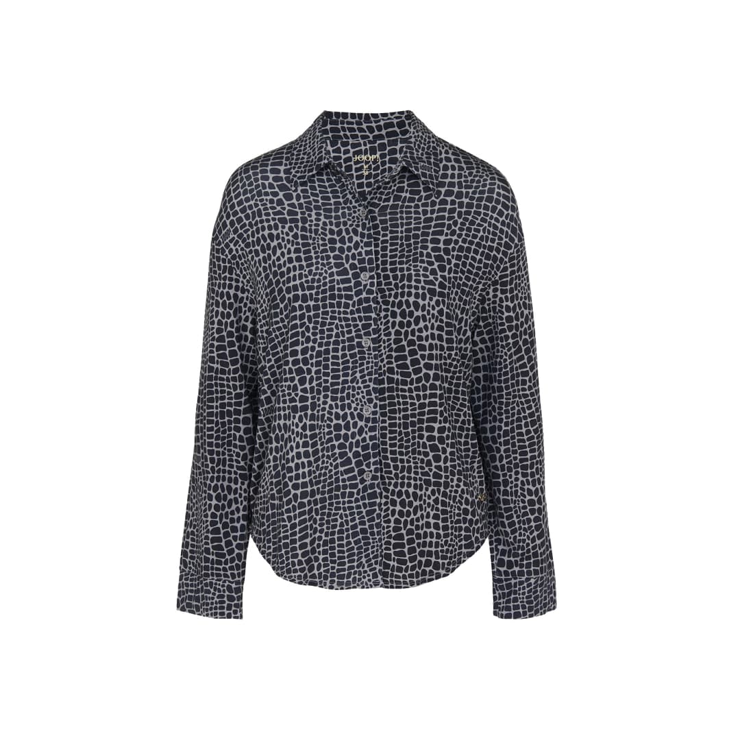 Luxe Pyjama Oberteil in schwarz