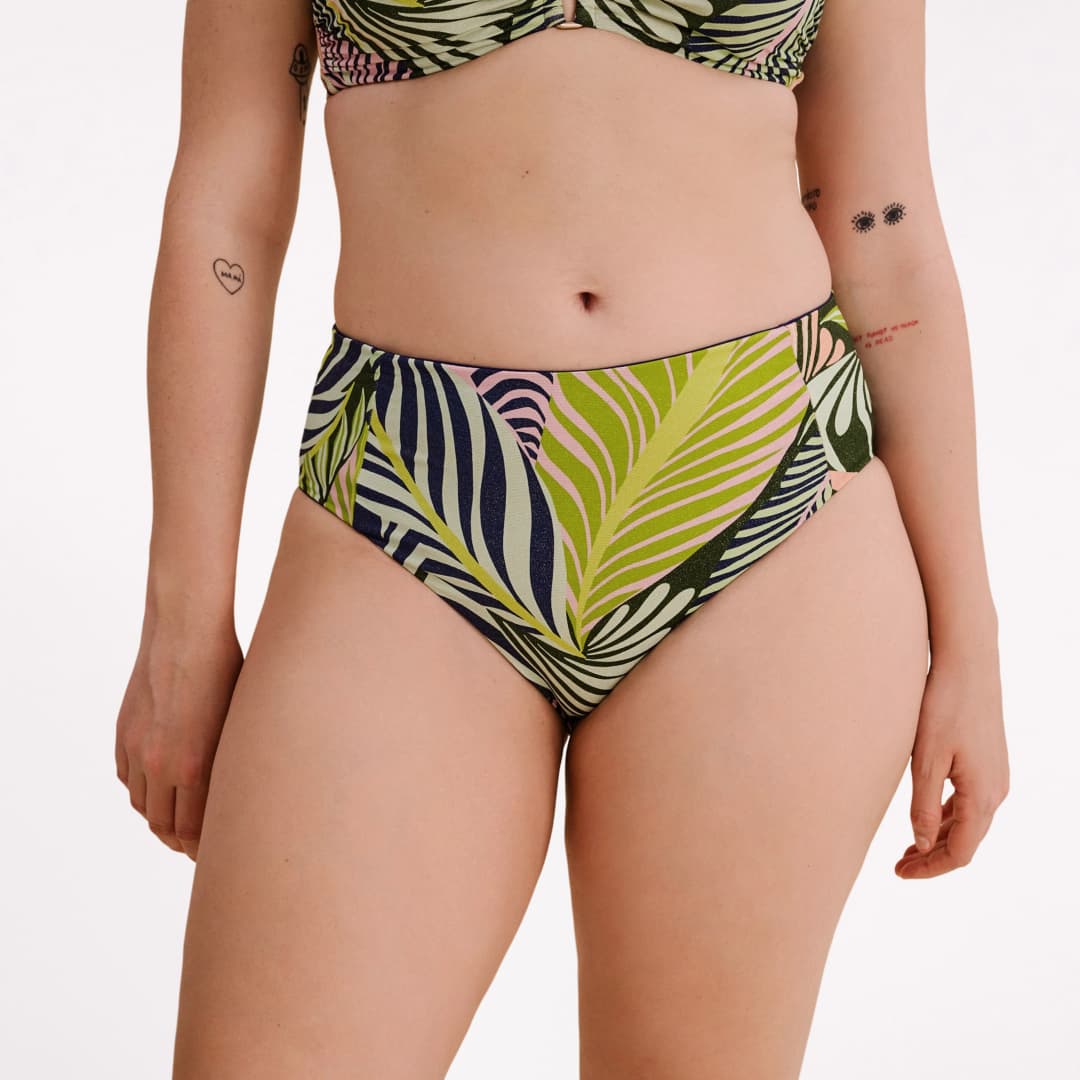 Courtney Bikini Regular Slip in grün