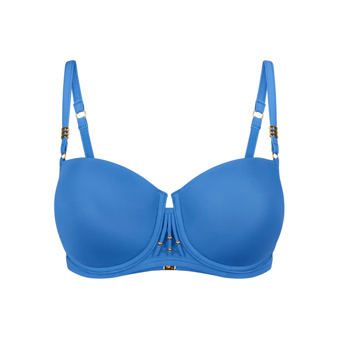 Palina Love by the Sea Bikini Top mit Bügel gefüttert in blau