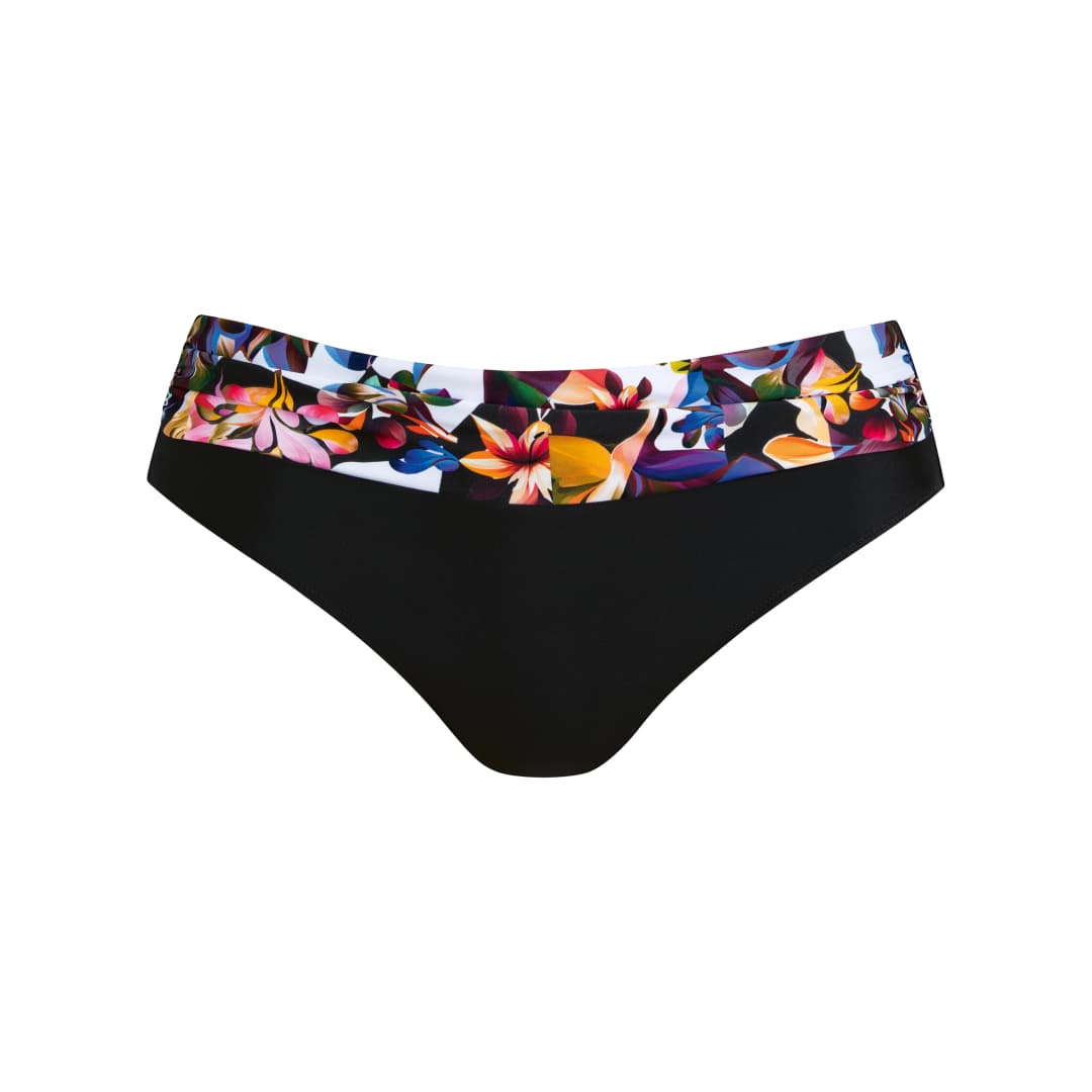 Tropical Opulence Bikini Regular Slip in weiss
