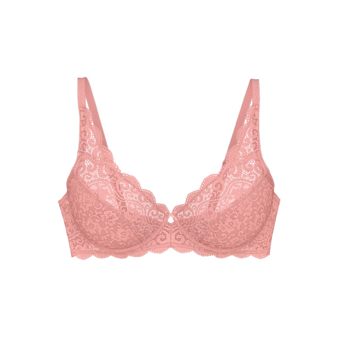 Amourette BH mit Bügel, ungefüttert in rosa