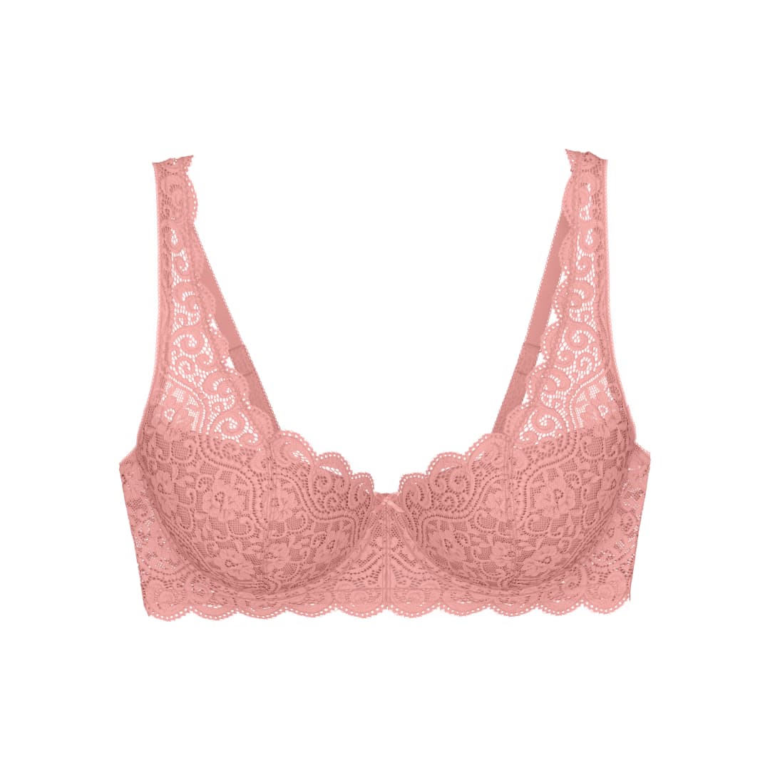 Amourette BH mit Bügel, gefüttert in rosa