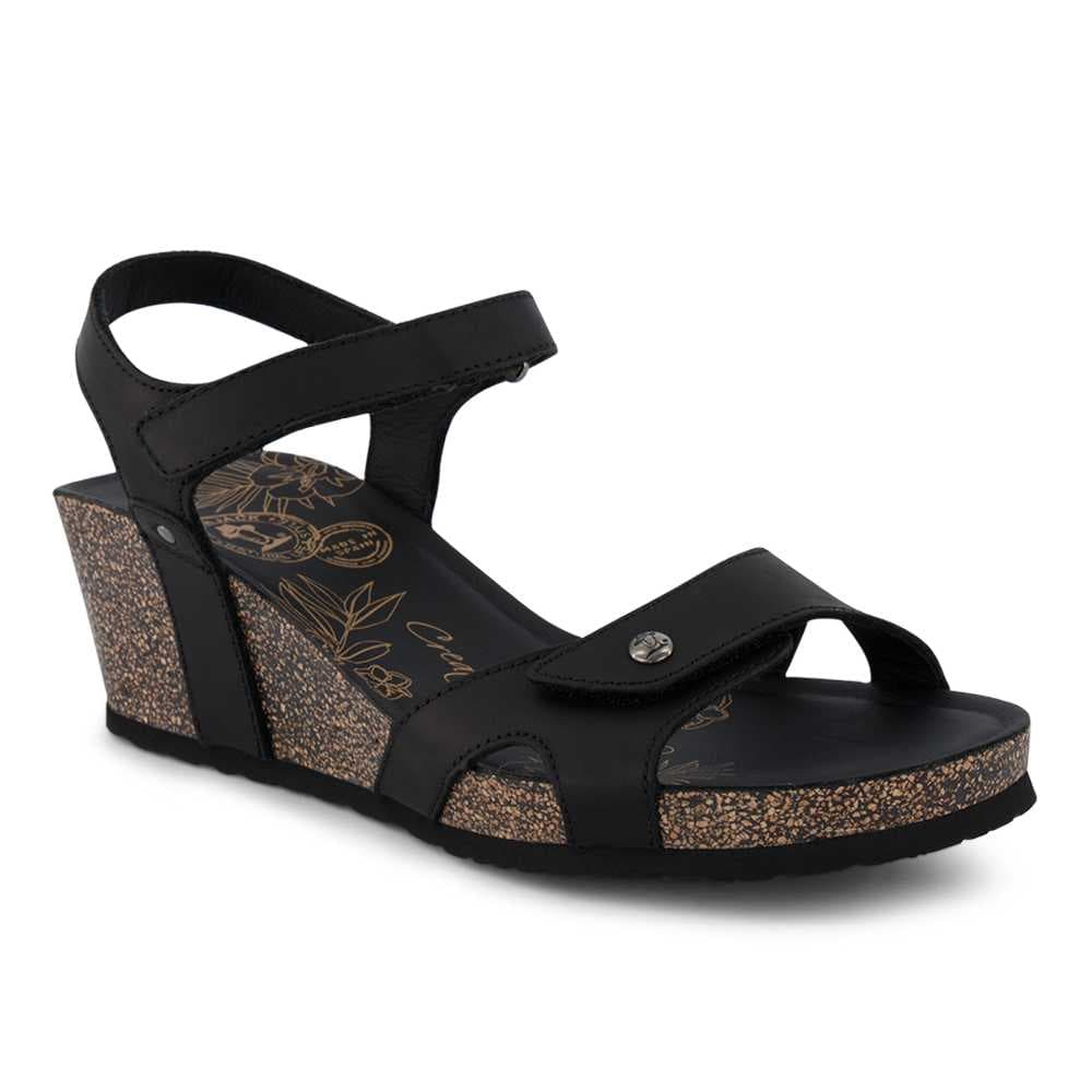 Panama Jack Sandalette, Damen , Schwarz 39