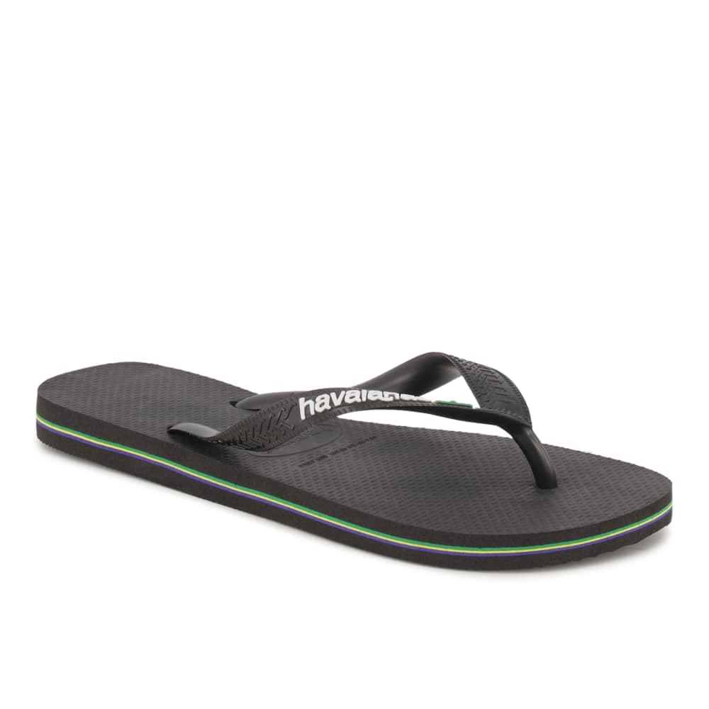 Havaianas Pantoletten-Zehentrenner, Herren , Schwarz 41/42