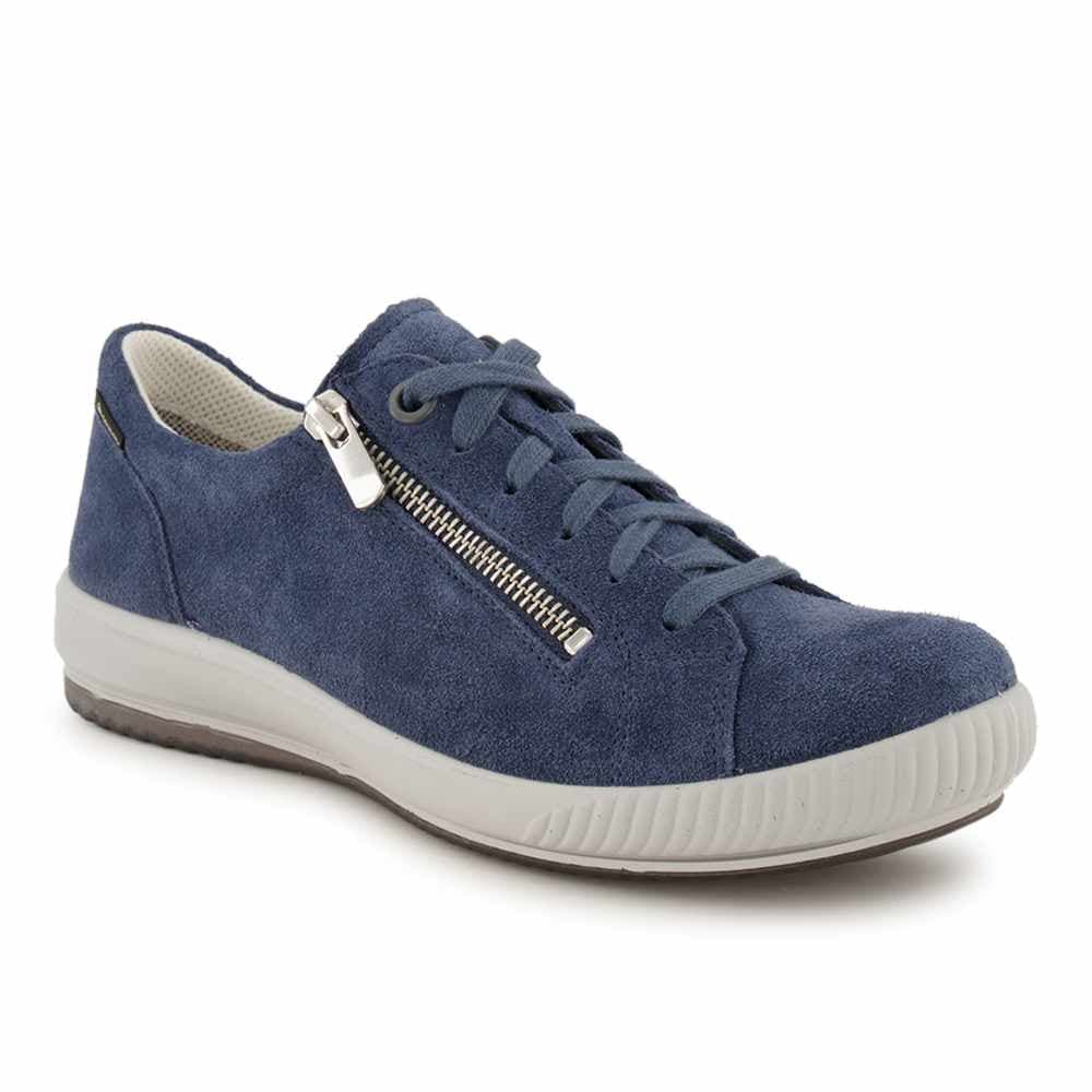 legero Halbschuh, Damen , Blau 7.5