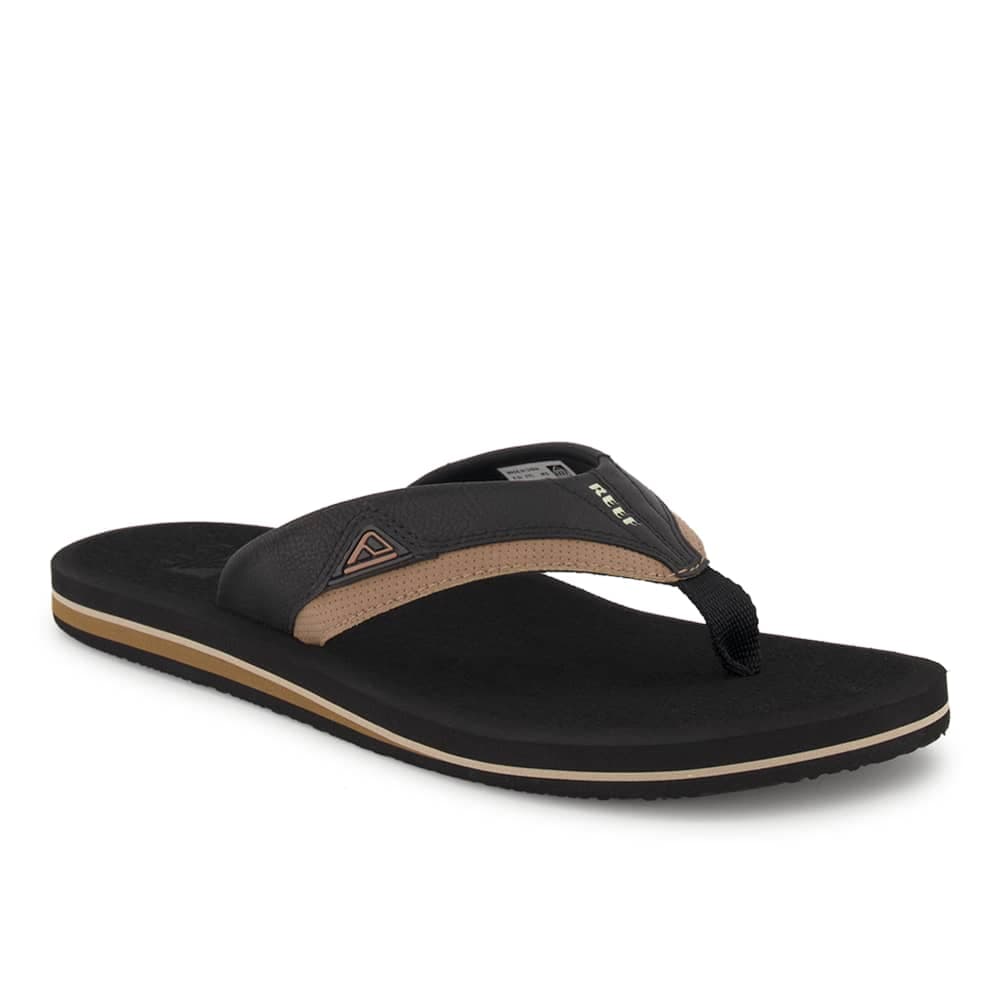 REEF Pantoletten-Zehentrenner, Herren , Schwarz 40