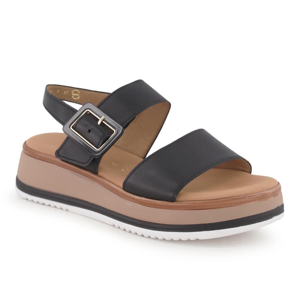 Gabor Sandalette, Damen , Schwarz 2.5