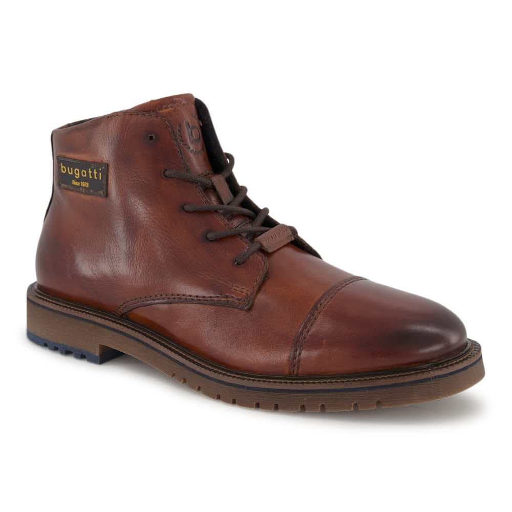 Bugatti Schnürboots, Herren , Cognac 41