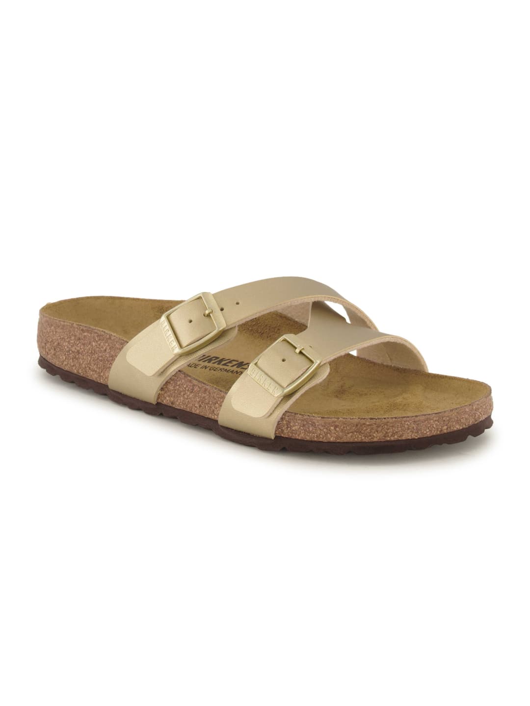 Birkenstock Pantolette, Damen , Gold 42