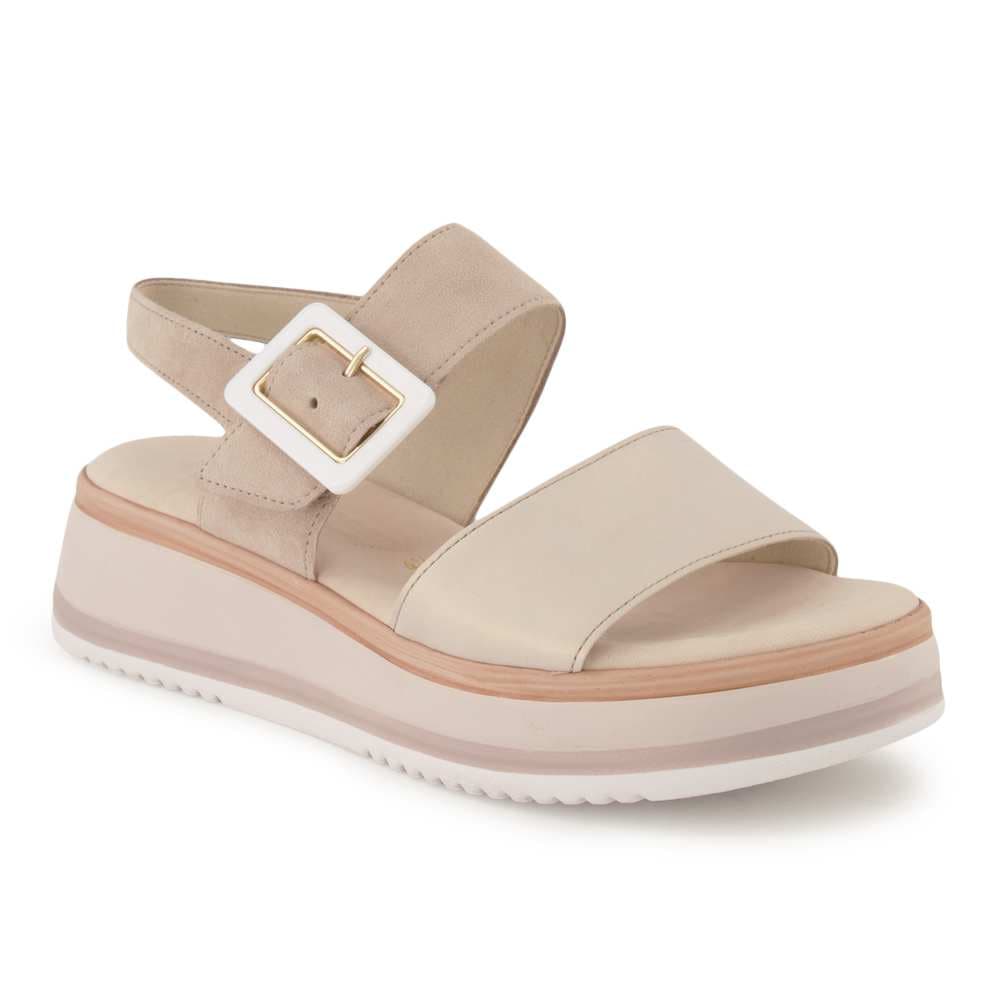 Gabor Sandalette, Damen , Beige 6.5