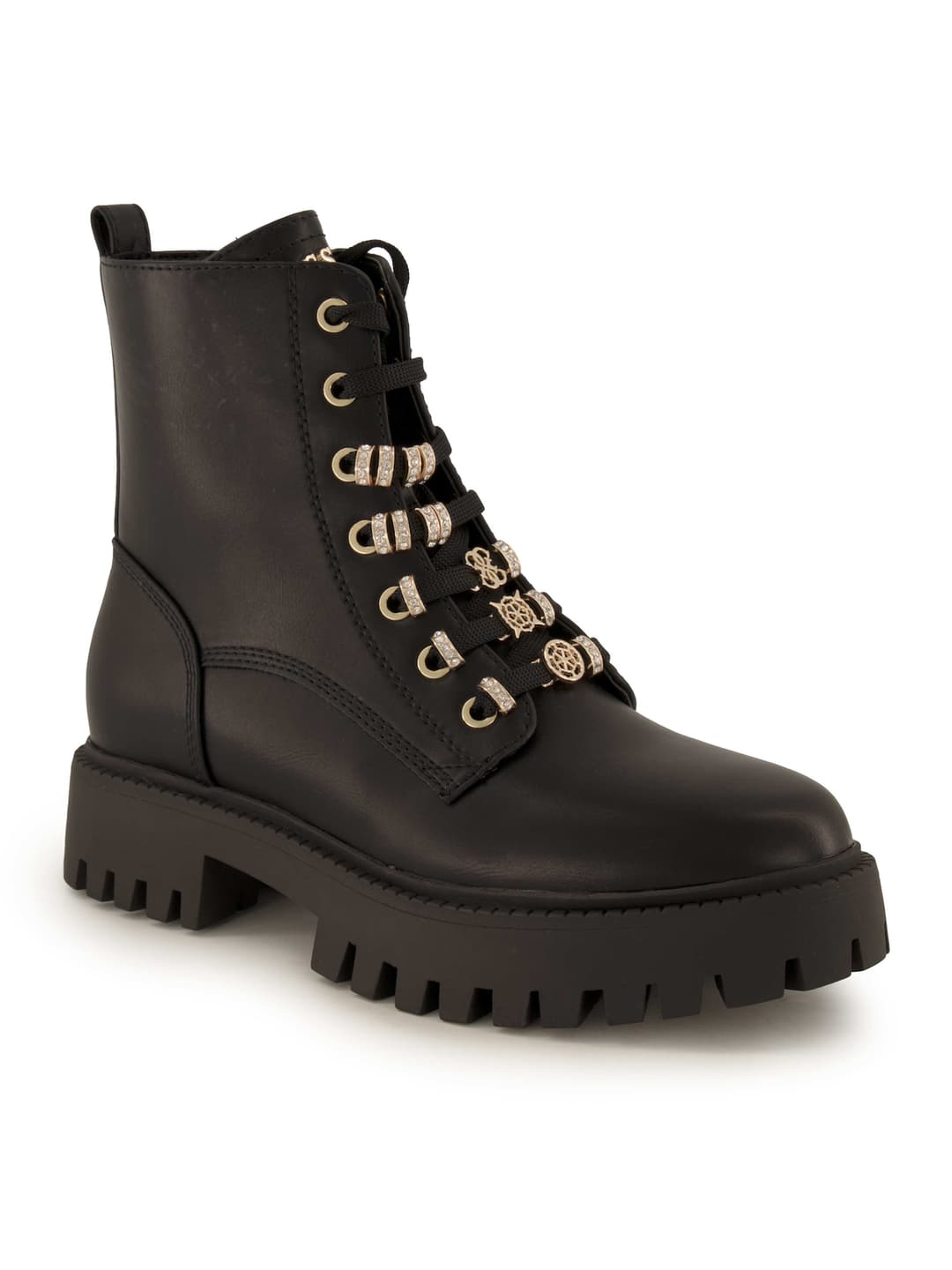 GUESS Schnürboots, Damen , Schwarz 36