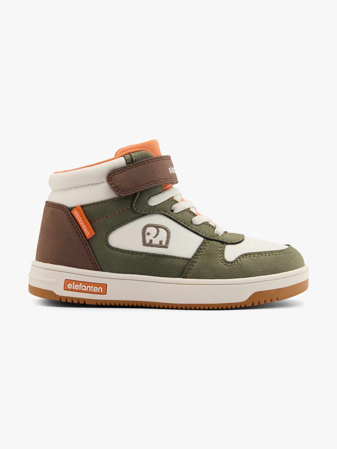 Elefanten Hoher Sneaker, Kinder , Khaki 29