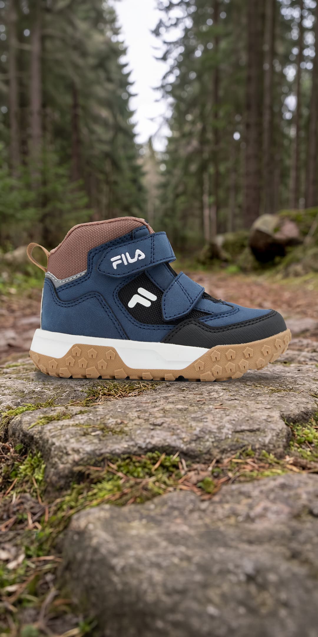 FILA Winterstiefel, Kinder , Blau 28