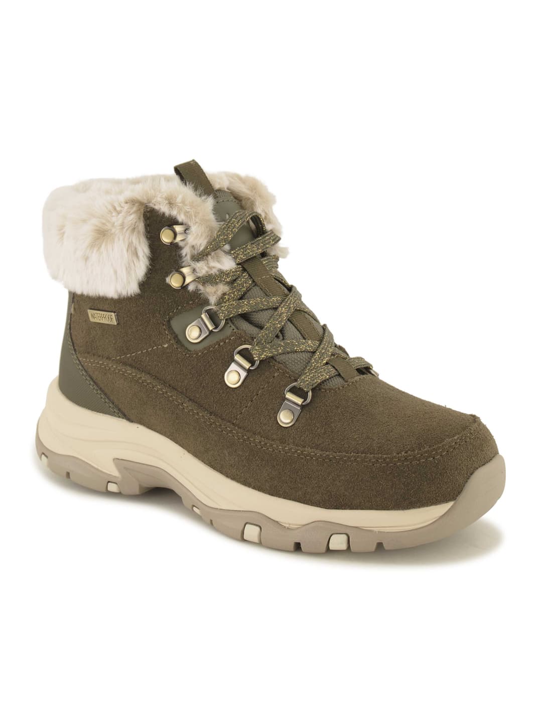 Skechers Schnürboots, Damen , Grün 41