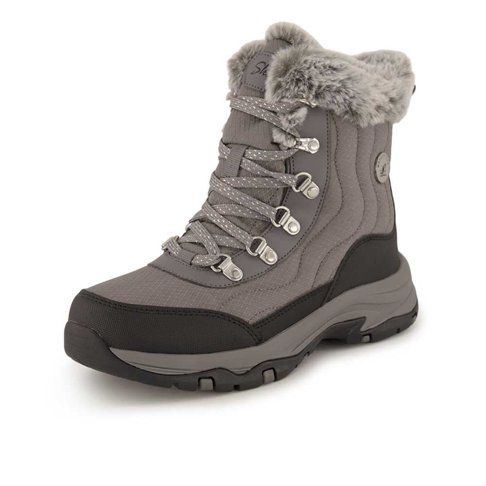 Skechers Schnürboots, Damen , Grau 36