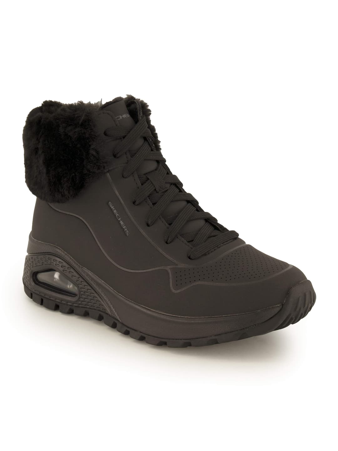 Skechers Schnürboots, Damen , Schwarz 38